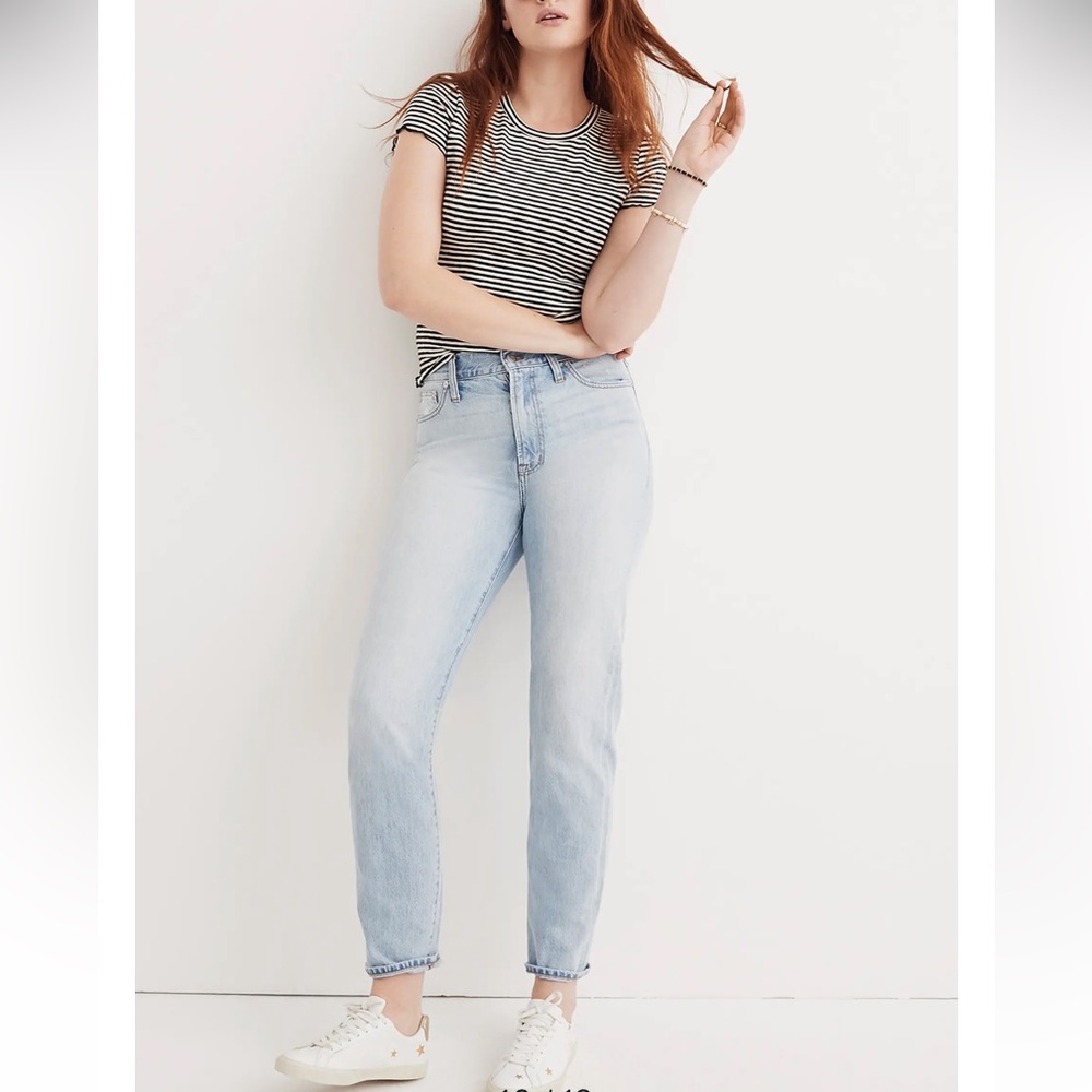 Madewell perfect vintage light blue denim sz 23 p petite